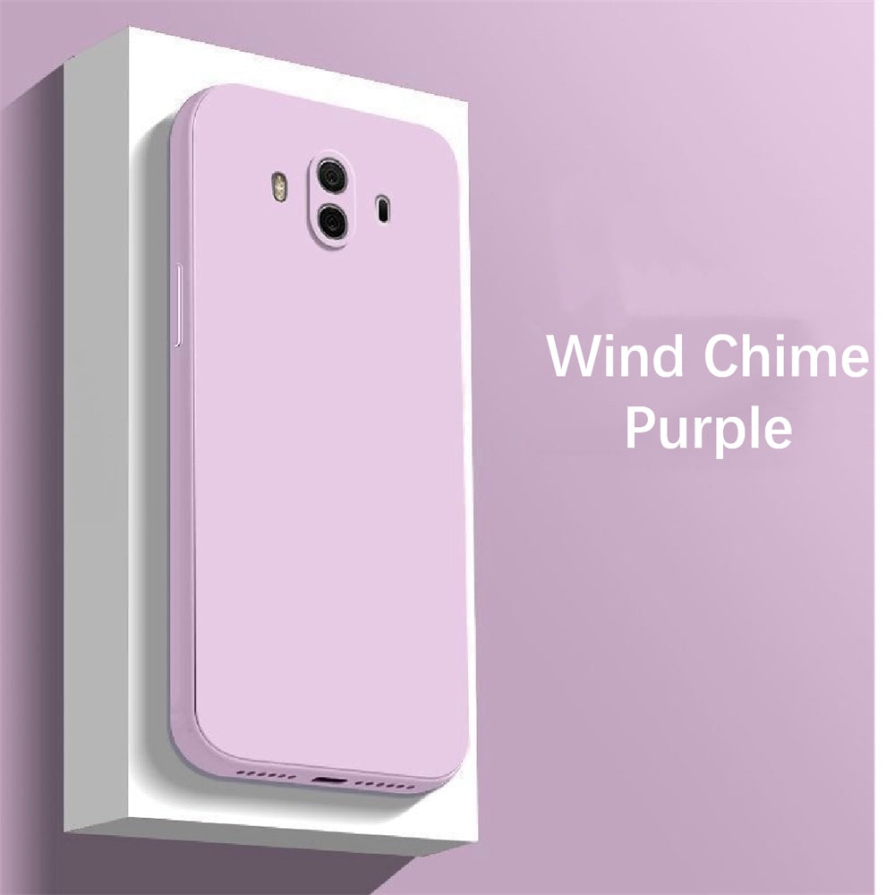 For Huawei Mate 10 Cover Drop and wear resistant Silicone Full Case Classic Simple Solid Color Phone Case Cover