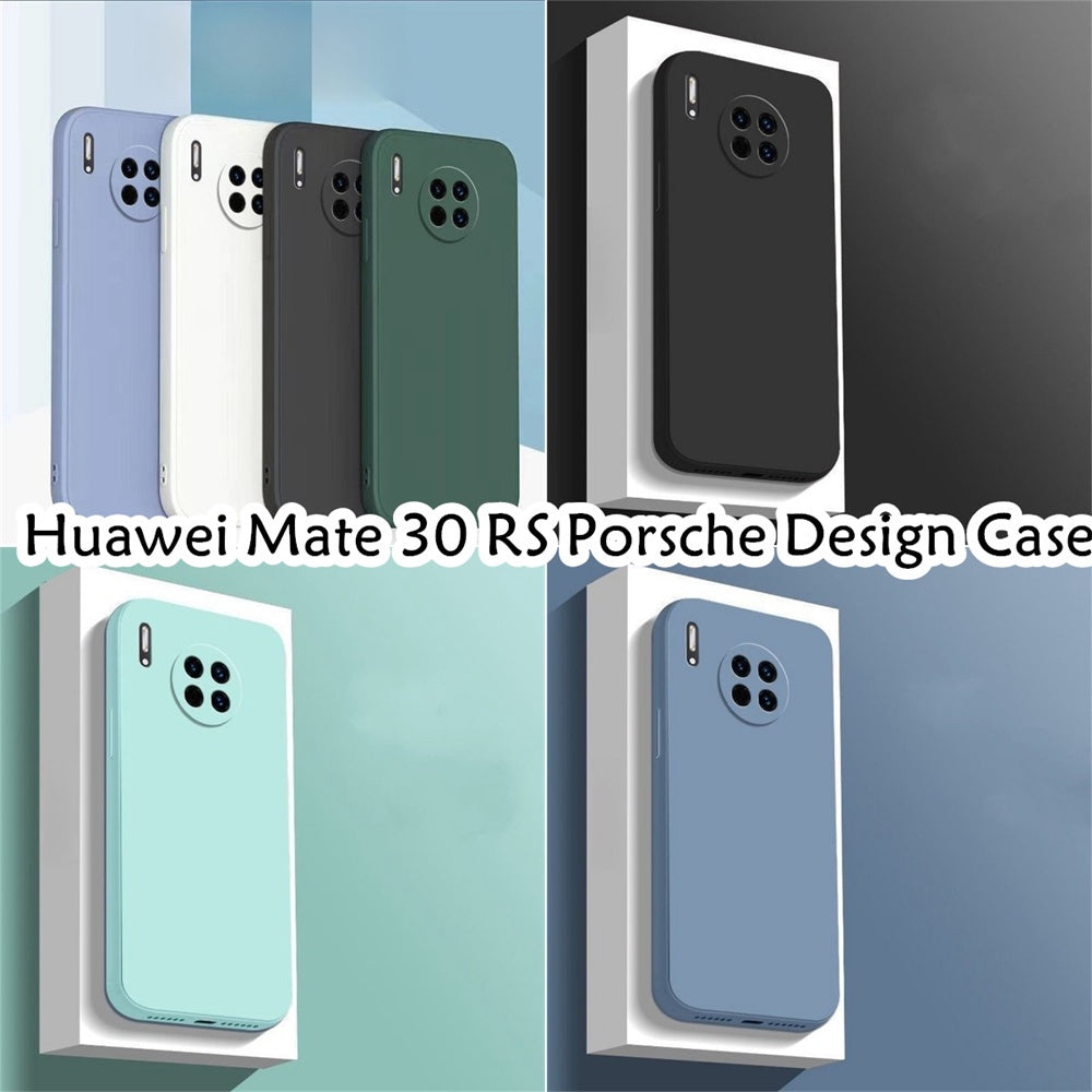 For Huawei Mate 30 RS Cover Drop and wear resistant Silicone Full Case Classic Simple Solid Color Phone Case Cover