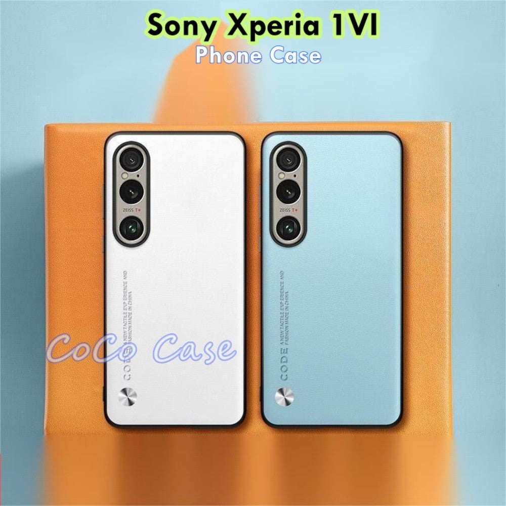 For Sony Xperia 1VI Cover Silicone Professional Full Case Classic Simple Solid Color Phone Case Cover sweatproof