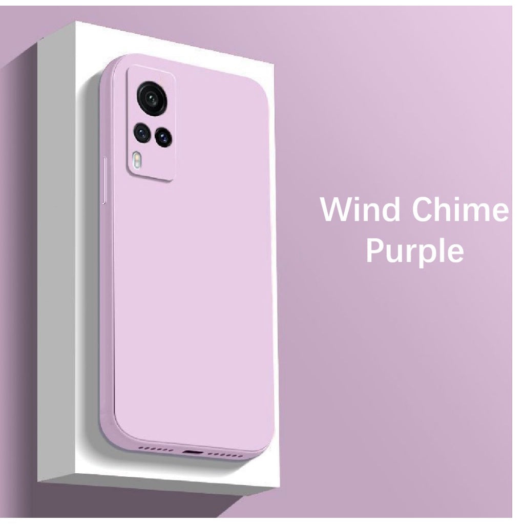 For VIVO Y51A Cover Drop and wear resistant Silicone Full Case Classic Simple Solid Color Phone Case Cover