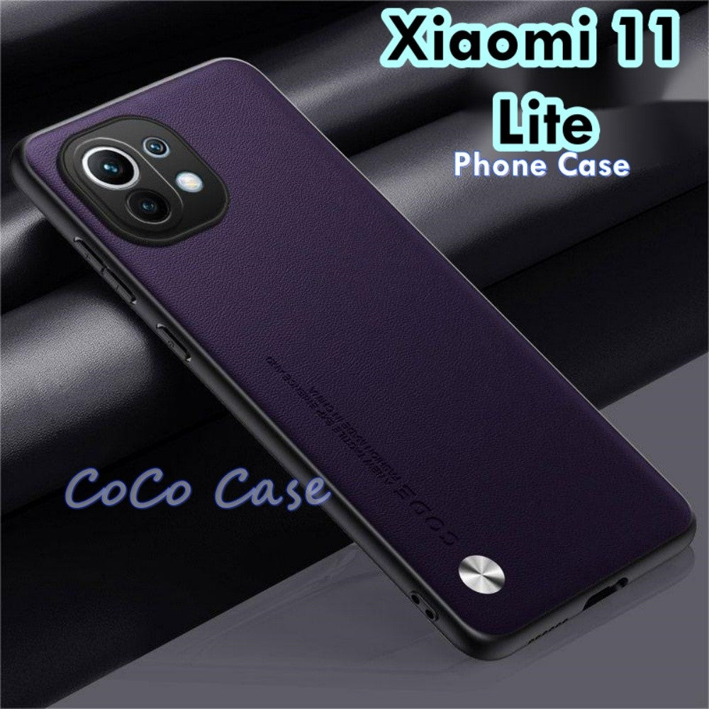 For Xiaomi 11 Lite Cover Silicone Professional Full Case Classic Simple Solid Color Phone Case Cover sweatproof