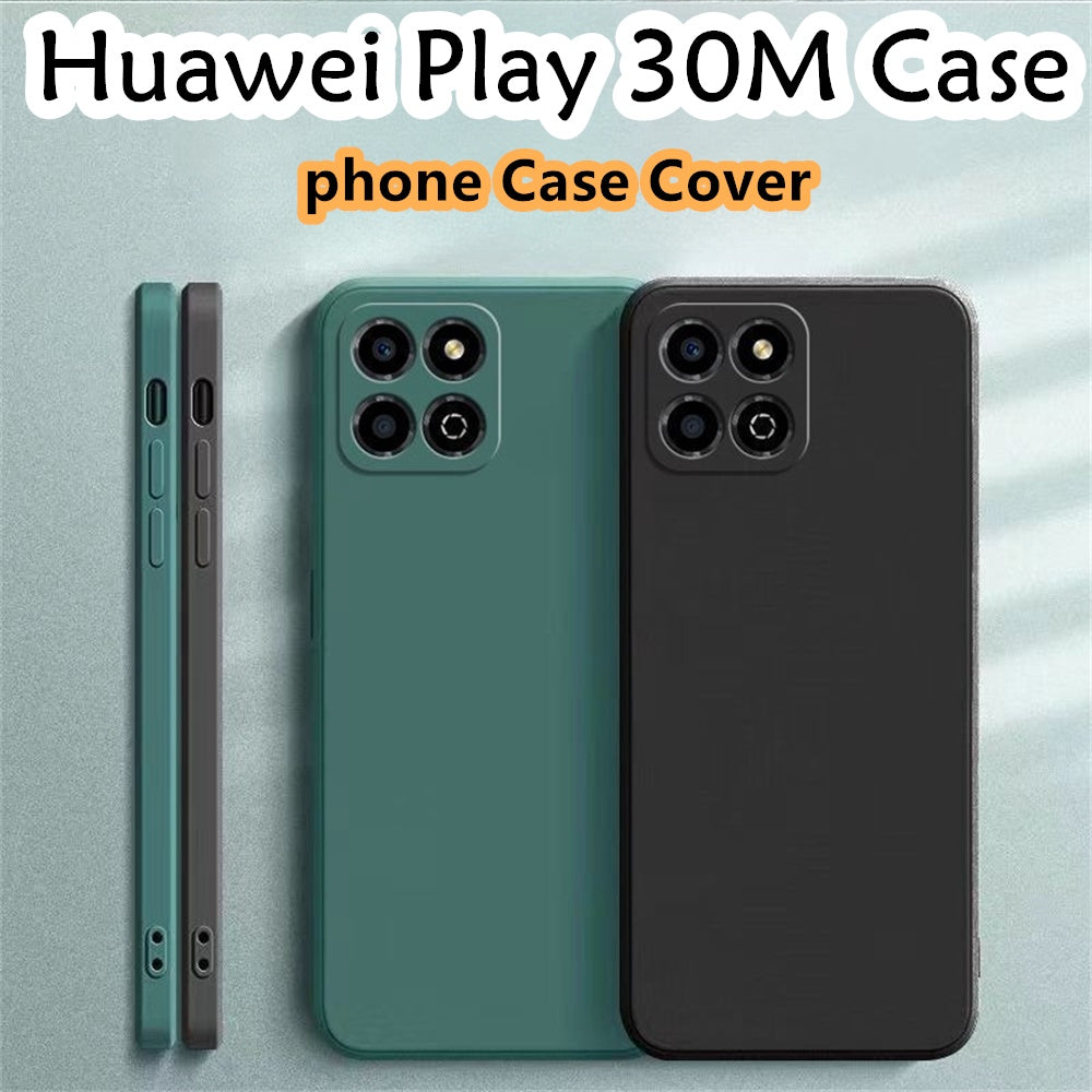 For Huawei Play 30M Cover Drop and wear resistant Silicone Full Case Classic Simple Solid Color Phone Case Cover