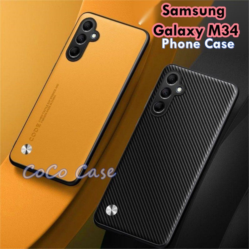 For Samsung Galaxy M34 Cover Silicone Professional Full Case Classic Simple Solid Color Phone Case Cover sweatproof
