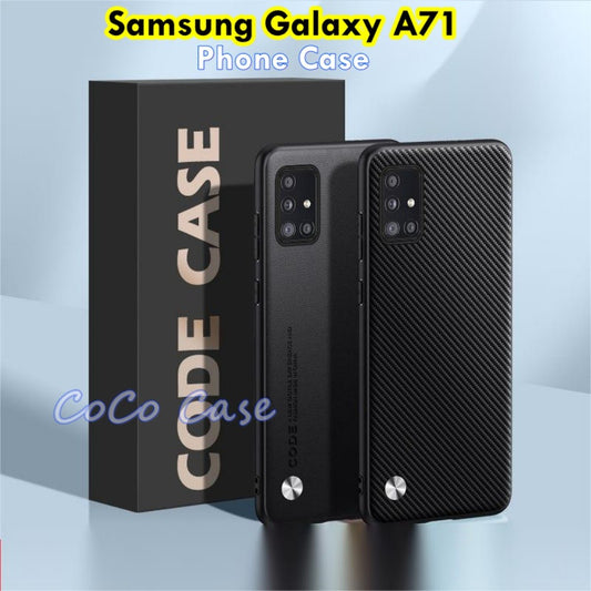 For Samsung Galaxy A71 Cover Silicone Professional Full Case Classic Simple Solid Color Phone Case Cover sweatproof