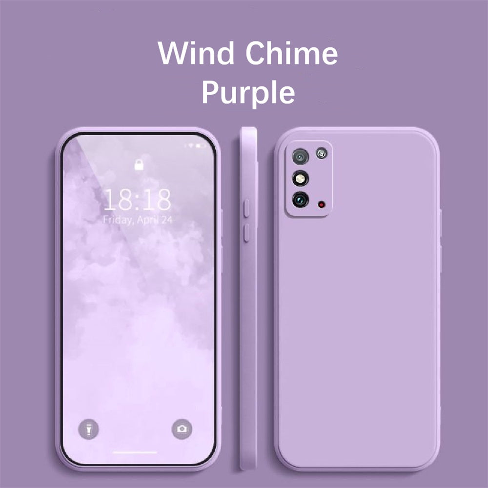 For Honor X10 Max Cover Drop and wear resistant Silicone Full Case Classic Simple Solid Color Phone Case Cover
