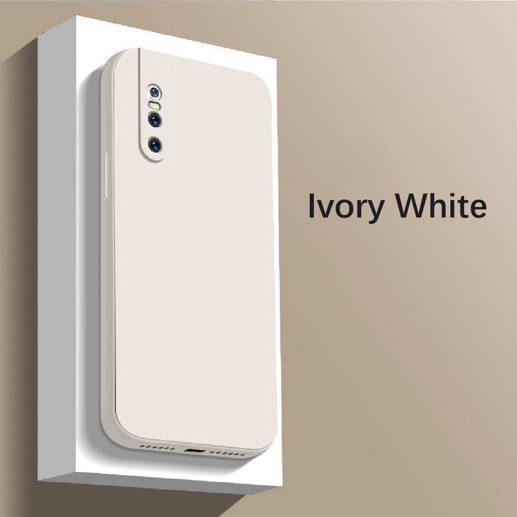 For VIVO V15 Pro Cover Drop and wear resistant Silicone Full Case Classic Simple Solid Color Phone Case Cover