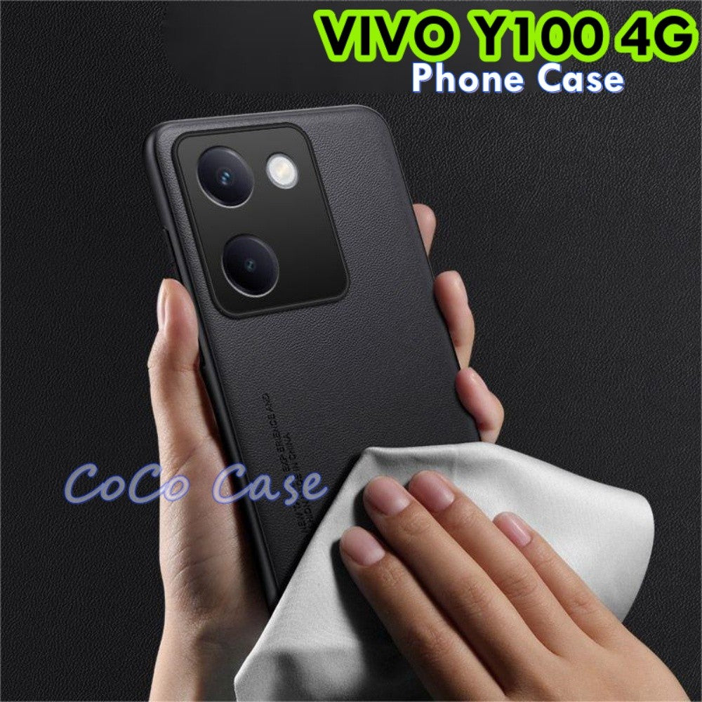 For VIVO Y100 4G Cover Silicone Professional Full Case Classic Simple Solid Color Phone Case Cover sweatproof