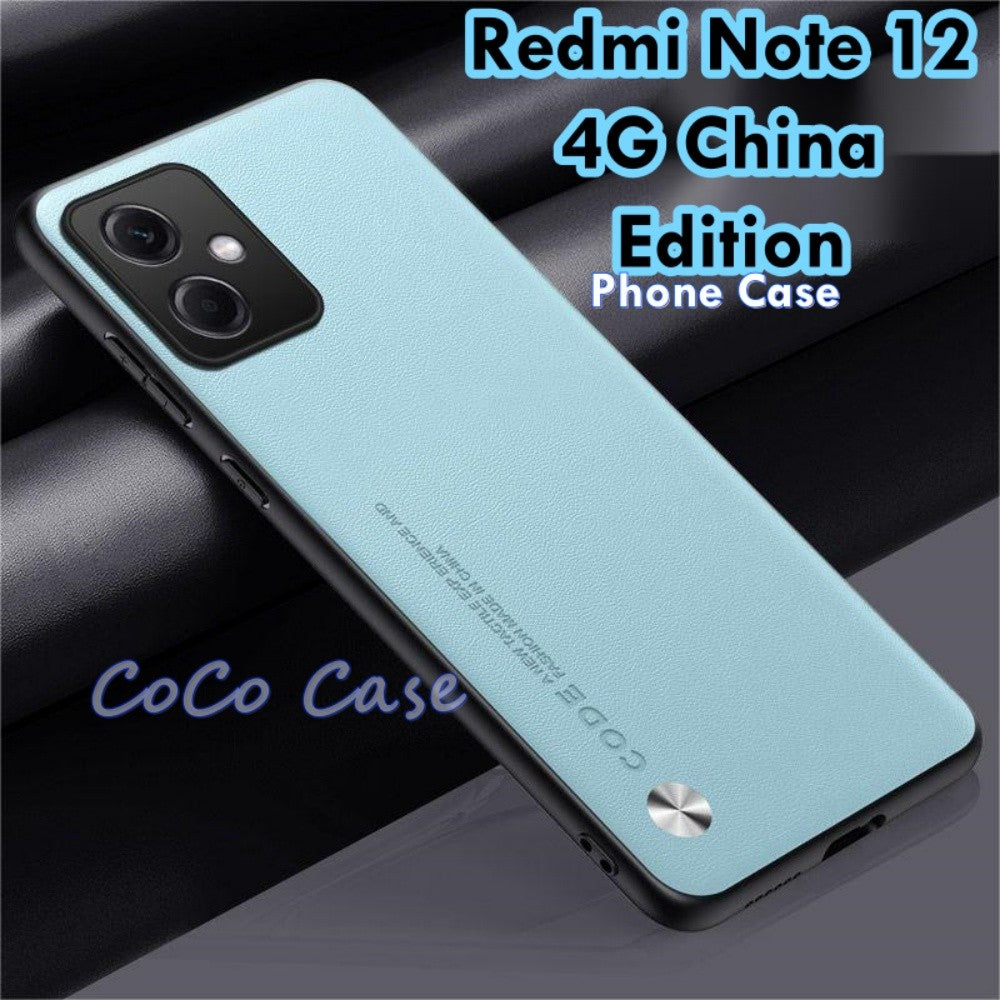 For Redmi Note 12 4G China Edition Cover Silicone Professional Full Case Classic Simple Solid Color Phone Case Cover sweatproof