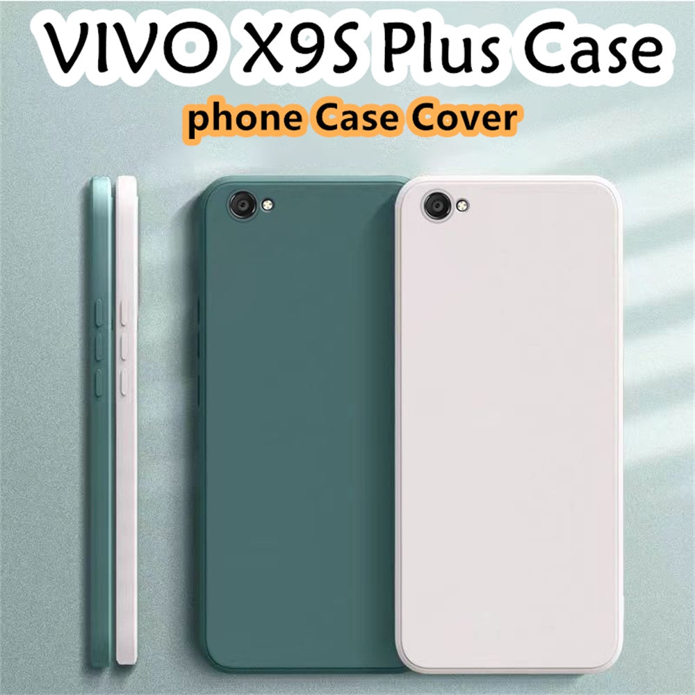 For VIVO X9S Plus Cover Drop and wear resistant Silicone Full Case Classic Simple Solid Color Phone Case Cover