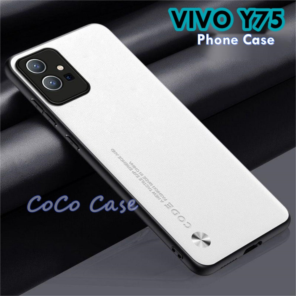 For VIVO Y75 Cover Silicone Professional Full Case Classic Simple Solid Color Phone Case Cover sweatproof