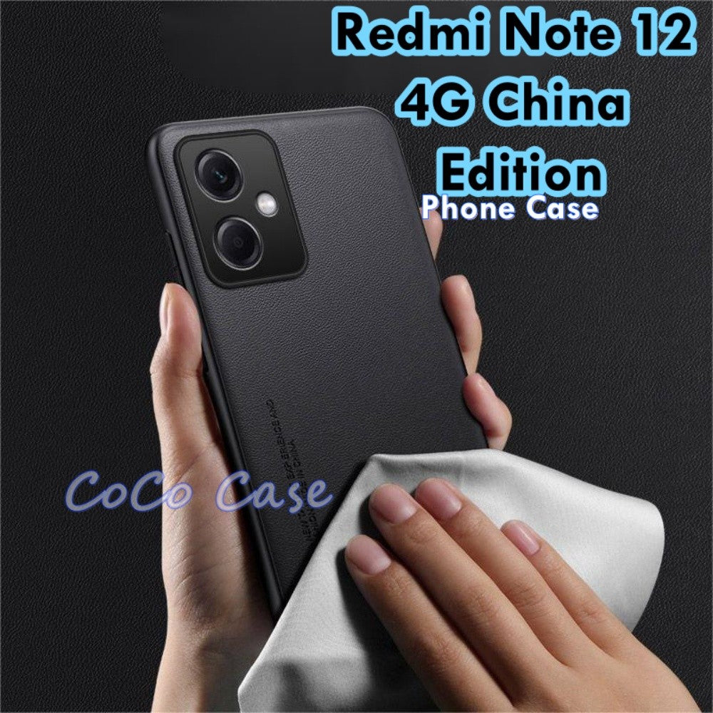 For Redmi Note 12 4G China Edition Cover Silicone Professional Full Case Classic Simple Solid Color Phone Case Cover sweatproof
