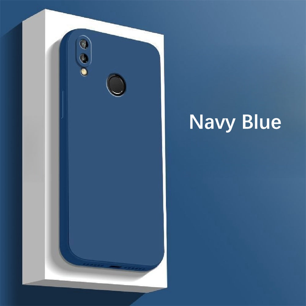 For Huawei Nova 3i Cover Drop and wear resistant Silicone Full Case Classic Simple Solid Color Phone Case Cover