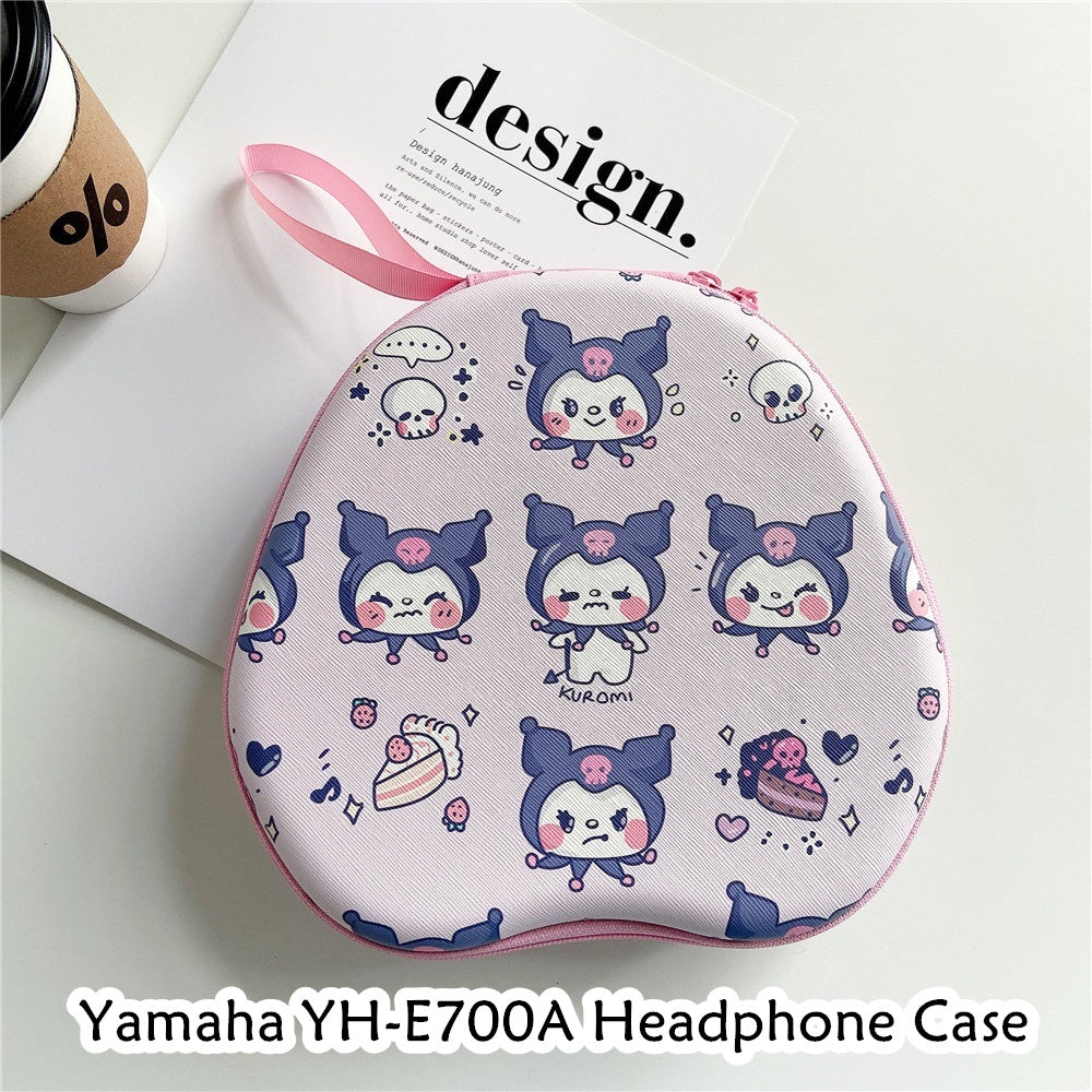 For Yamaha YH-E700A Headphone Case Cool Cartoon Pattern Headset Earpads Storage Bag Casing Box
