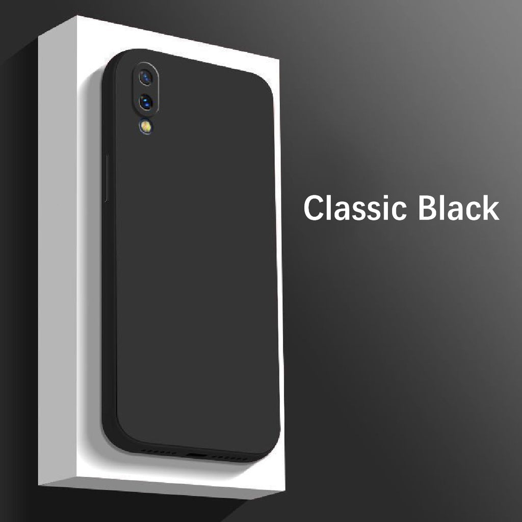 For VIVO Y93S Cover Drop and wear resistant Silicone Full Case Classic Simple Solid Color Phone Case Cover