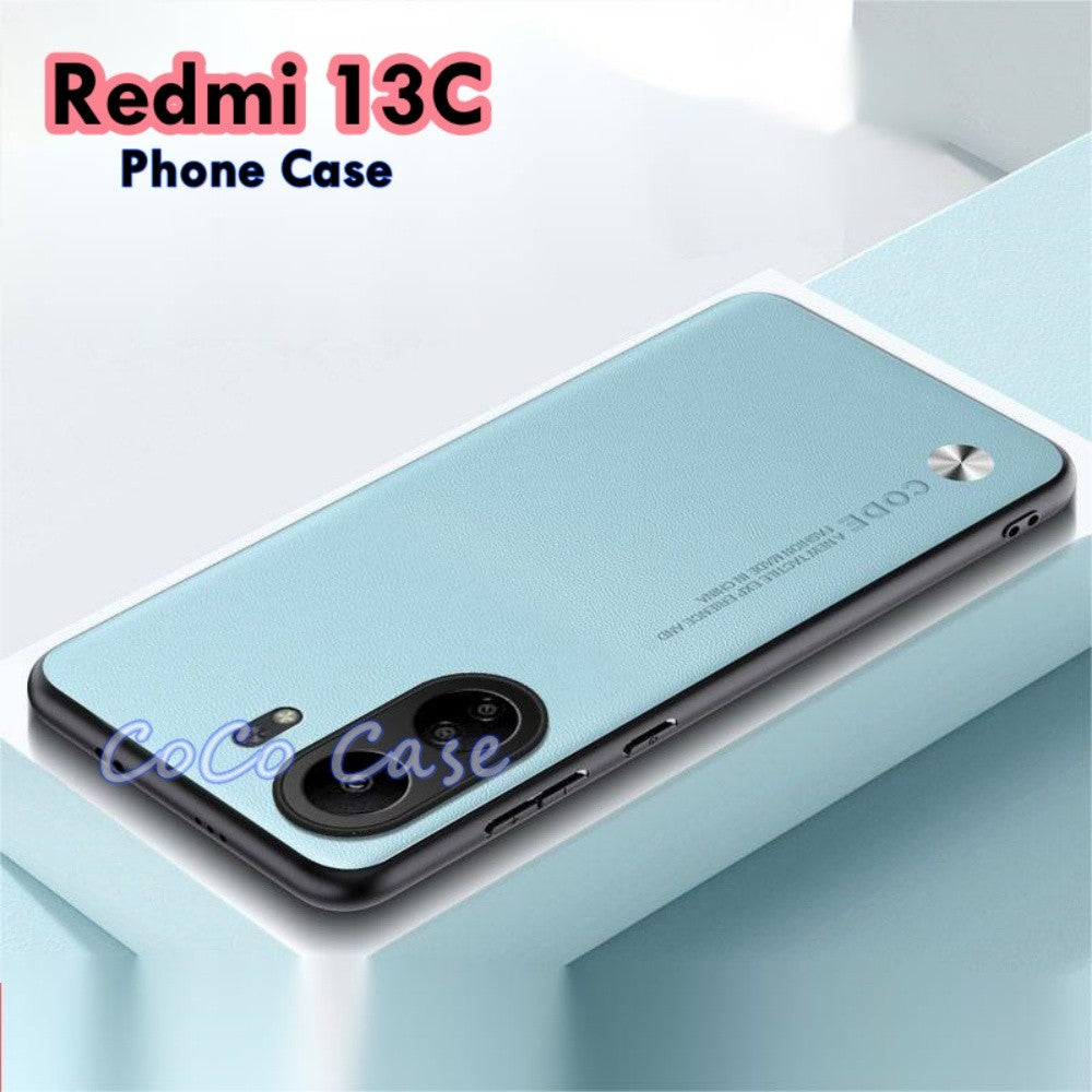 For Redmi 13C Cover Silicone Professional Full Case Classic Simple Solid Color Phone Case Cover sweatproof
