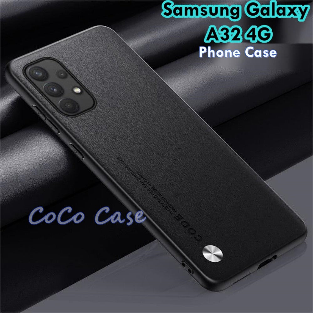 For Samsung Galaxy A32 4G Cover Silicone Professional Full Case Classic Simple Solid Color Phone Case Cover sweatproof