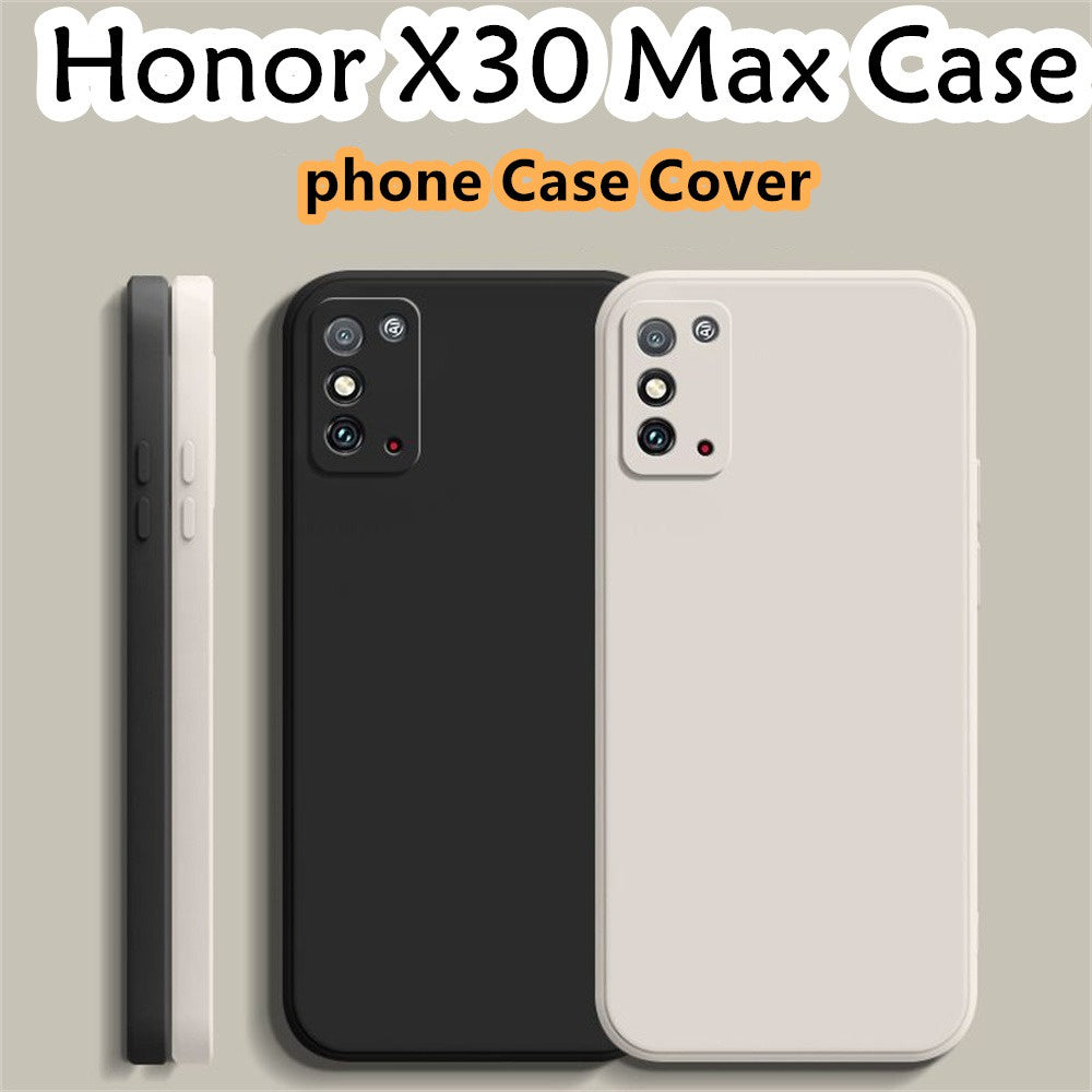 For Honor X30 Max Cover Drop and wear resistant Silicone Full Case Classic Simple Solid Color Phone Case Cover