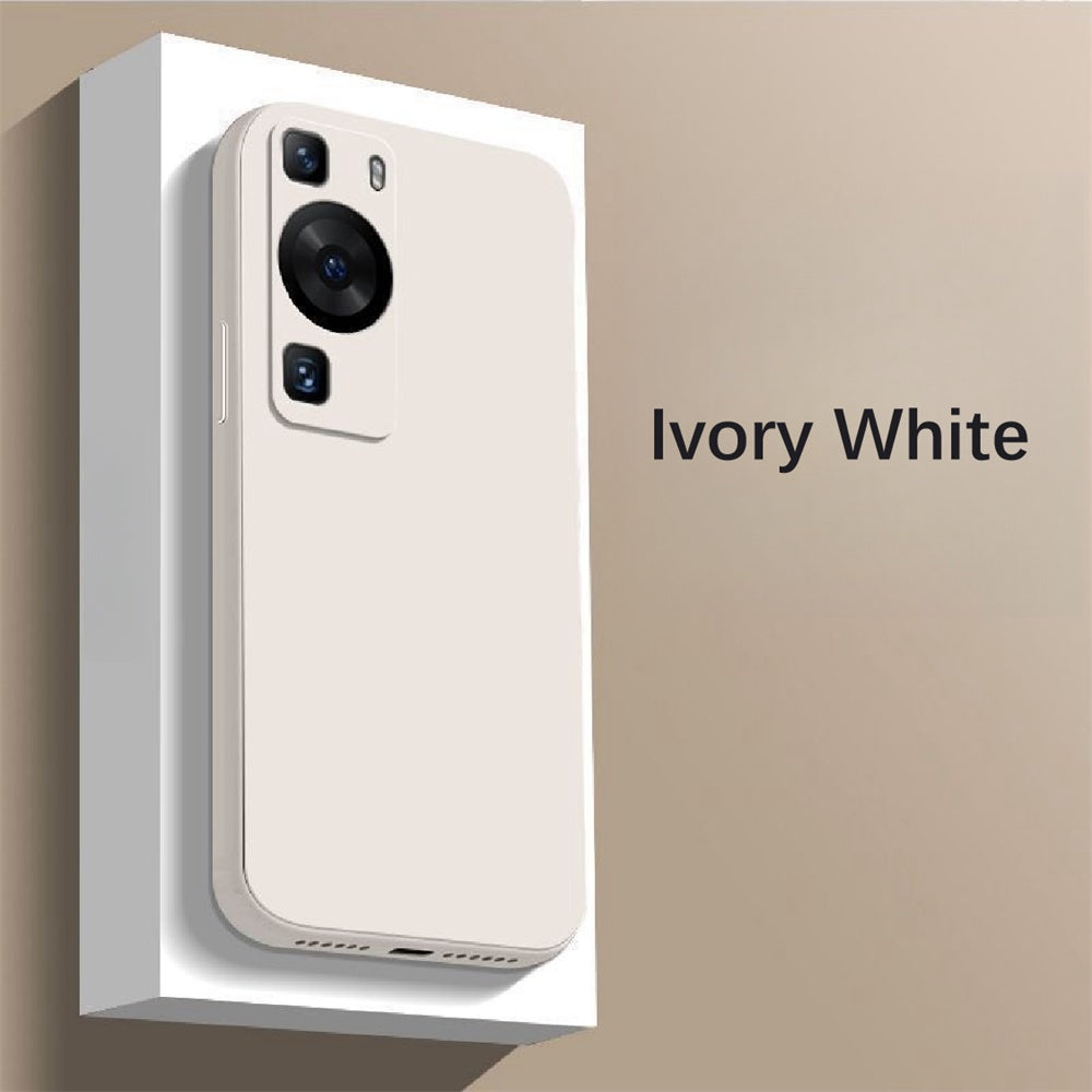 For Huawei P60 Pro Cover Drop and wear resistant Silicone Full Case Classic Simple Solid Color Phone Case Cover