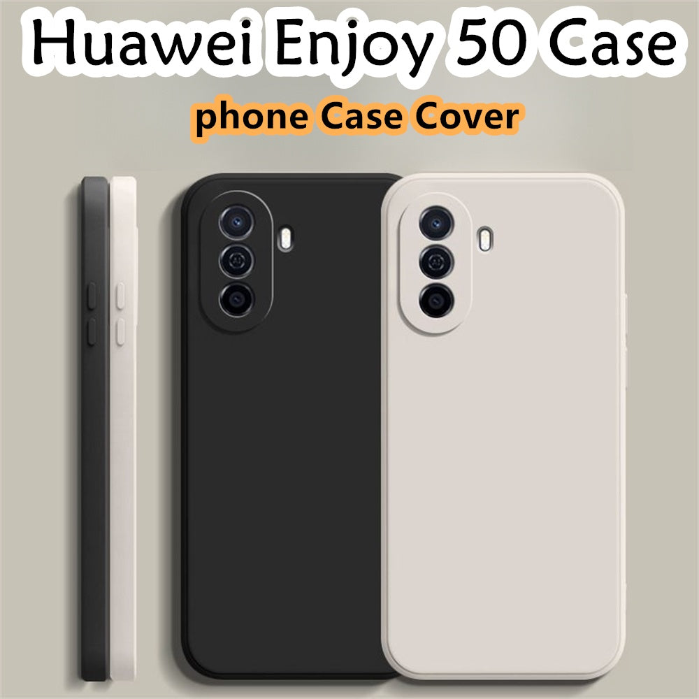 For Huawei Enjoy 505 Cover Drop and wear resistant Silicone Full Case Classic Simple Solid Color Phone Case Cover