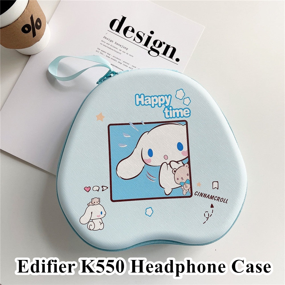 For Edifier K550 Headphone Case Cartoon Creative Patterns Headset Earpads Storage Bag Casing Box