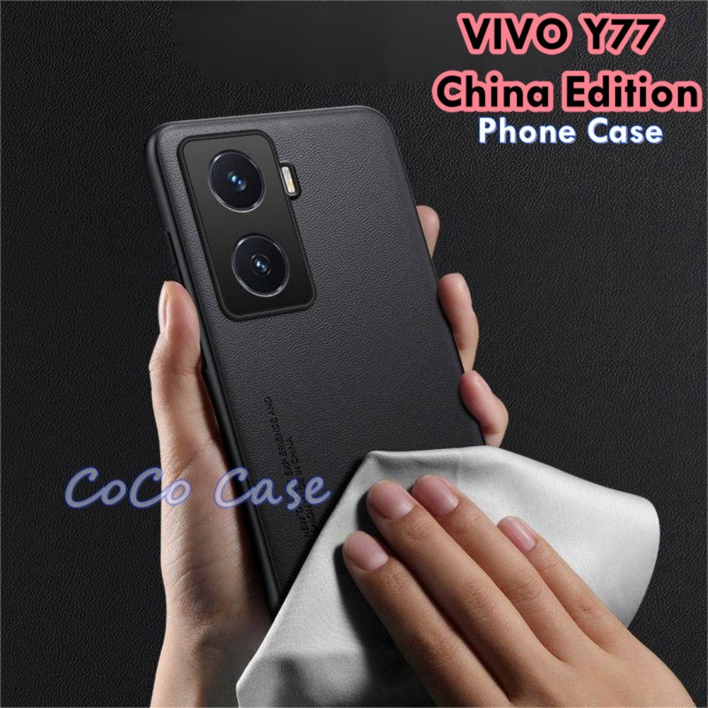 For VIVO Y77 China Edition Cover Silicone Professional Full Case Classic Simple Solid Color Phone Case Cover sweatproof