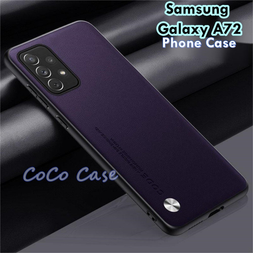 For Samsung Galaxy A72 Cover Silicone Professional Full Case Classic Simple Solid Color Phone Case Cover sweatproof