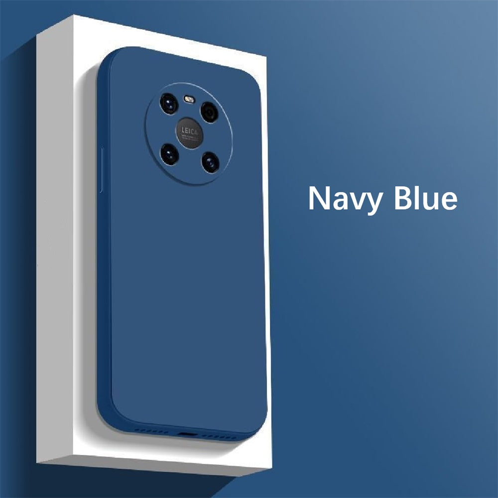 For Honor X9 4G Cover Drop and wear resistant Silicone Full Case Classic Simple Solid Color Phone Case Cover