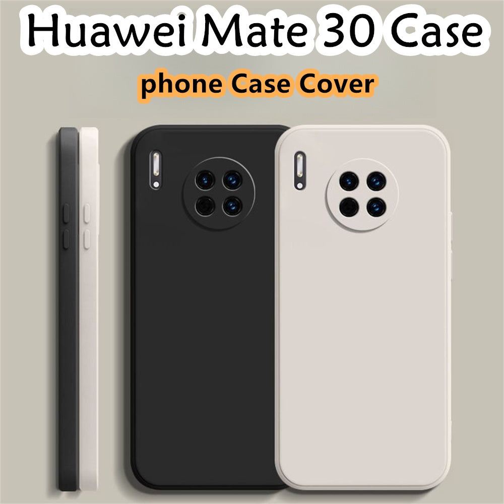 For Huawei Mate 30 Cover Drop and wear resistant Silicone Full Case Classic Simple Solid Color Phone Case Cover