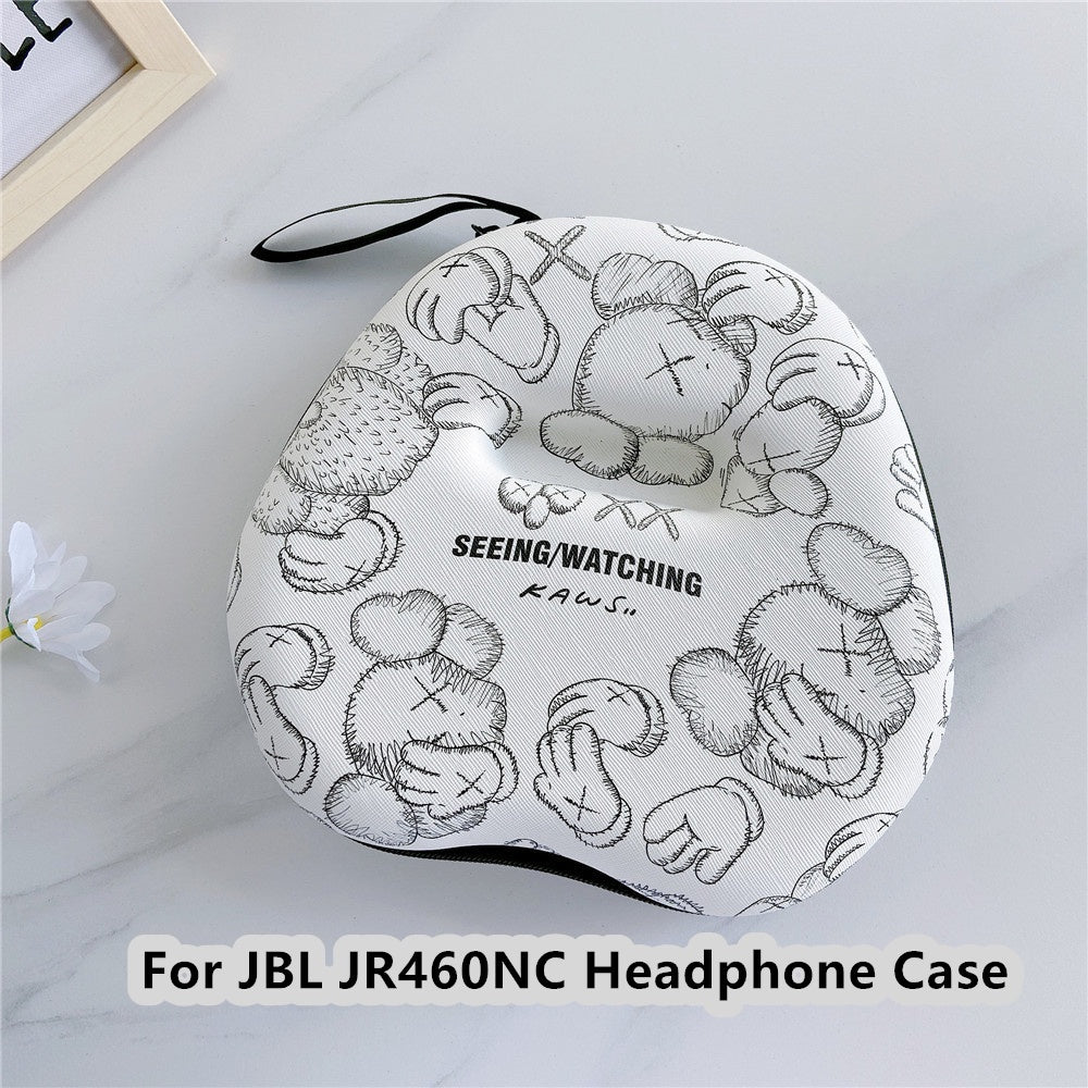 For JBL JR460NC Headphone Case Cartoon Creative Patterns Headset Earpads Storage Bag Casing Box
