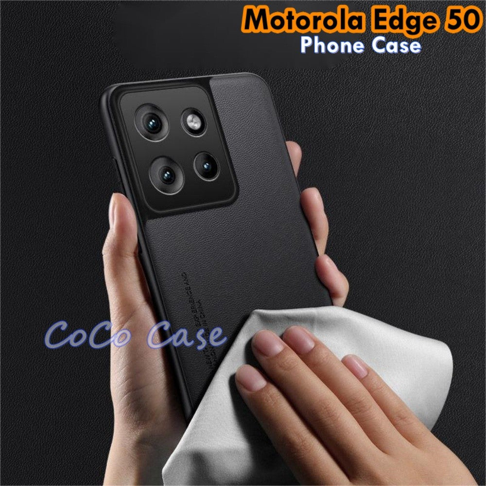 For Motorola Edge 50 Cover Silicone Professional Full Case Classic Simple Solid Color Phone Case Cover sweatproof