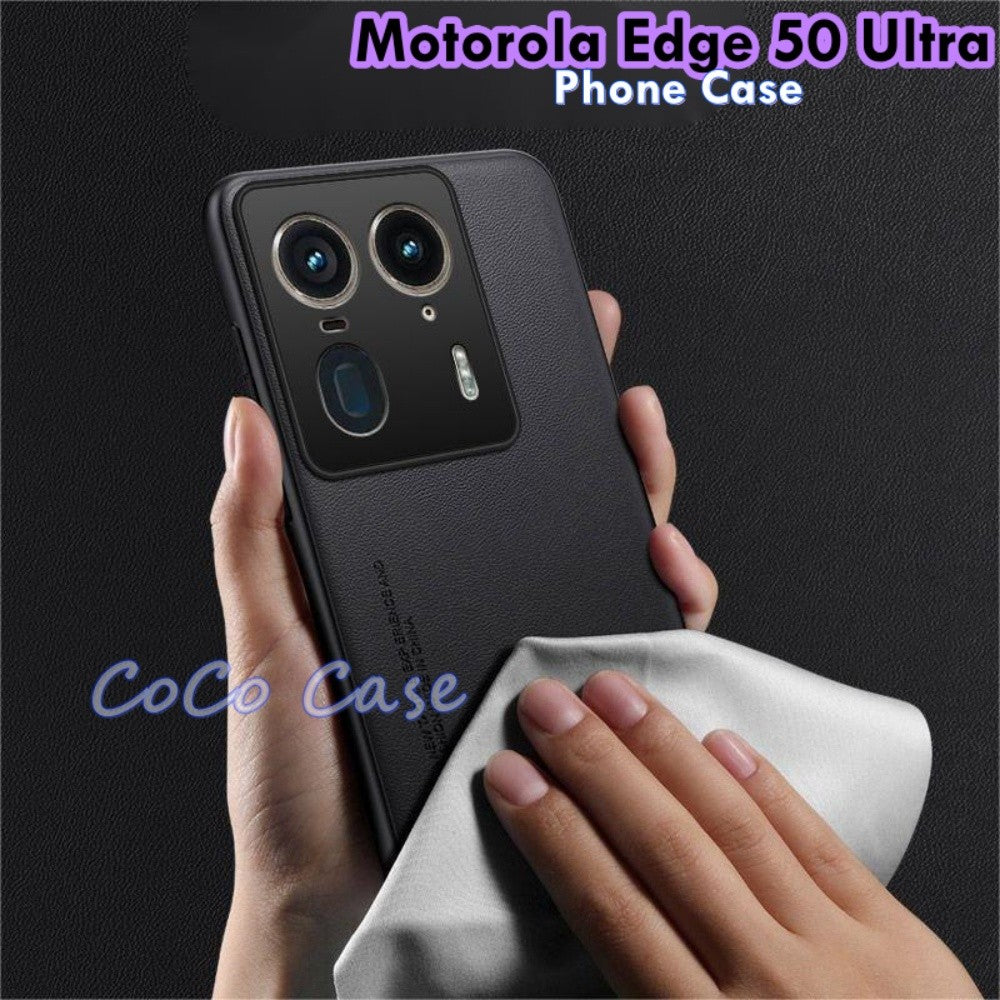 For Motorola Edge 50 Ultra Cover Silicone Professional Full Case Classic Simple Solid Color Phone Case Cover sweatproof