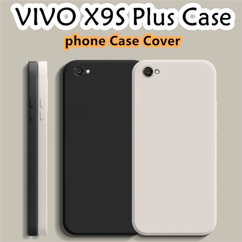 For VIVO X9S Plus Cover Drop and wear resistant Silicone Full Case Classic Simple Solid Color Phone Case Cover