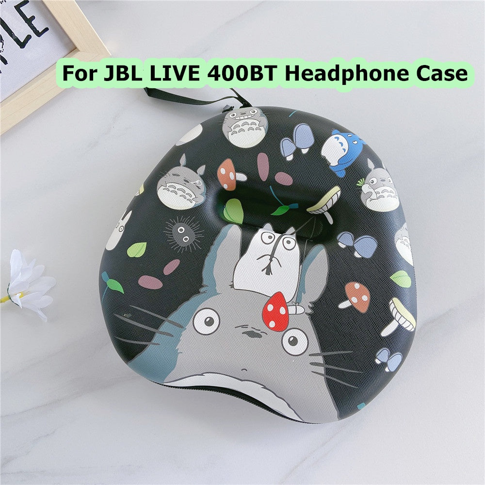 For JBL LIVE 400BT Headphone Case Cartoon Creative Patterns Headset Earpads Storage Bag Casing Box