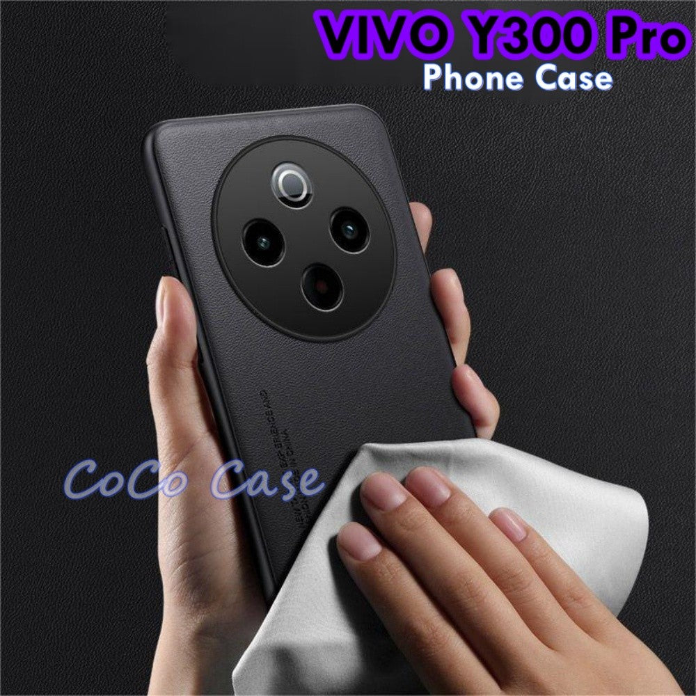 For VIVO Y300 Pro Cover Silicone Professional Full Case Classic Simple Solid Color Phone Case Cover sweatproof