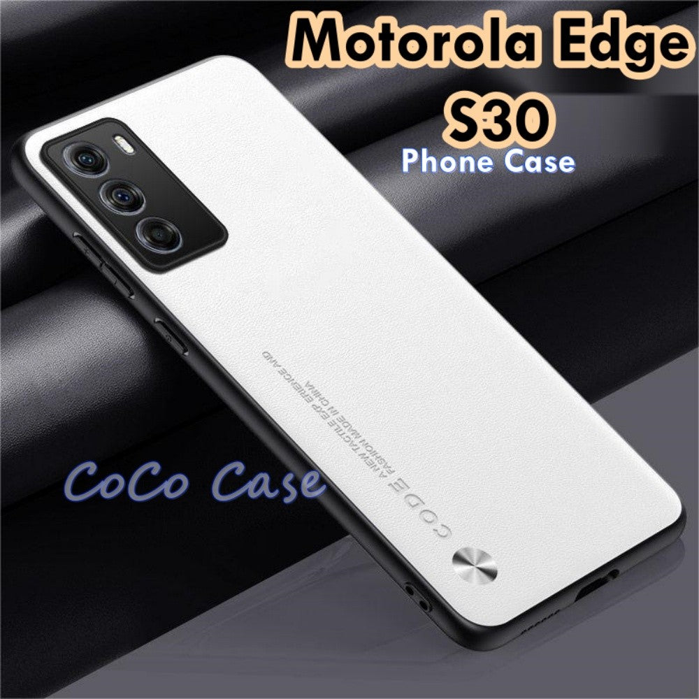 For Motorola Edge S30 Cover Silicone Professional Full Case Classic Simple Solid Color Phone Case Cover sweatproof