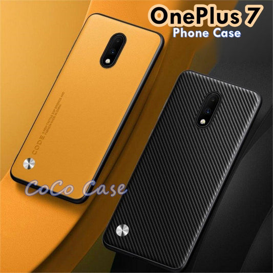 For OnePlus 7 Cover Silicone Professional Full Case Classic Simple Solid Color Phone Case Cover sweatproof