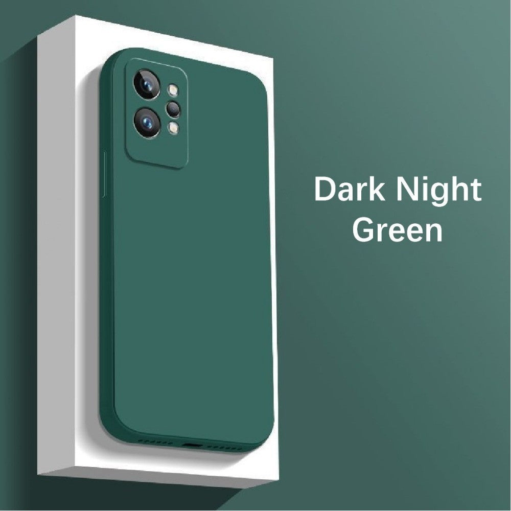 For Realme GT2 Pro Cover Drop and wear resistant Silicone Full Case Classic Simple Solid Color Phone Case Cover