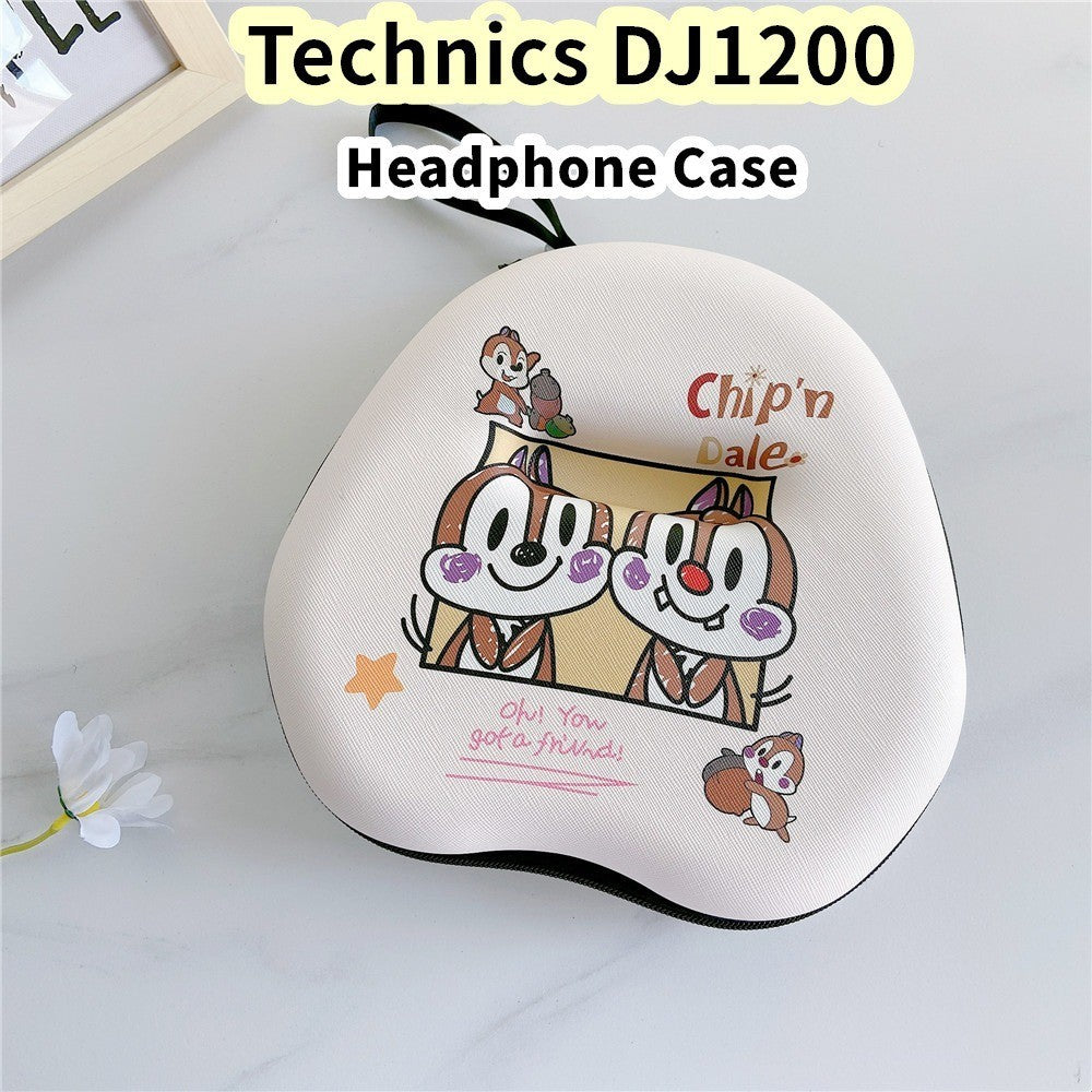 For Technics DJ1200 Headphone Case Cartoon Creative Patterns Headset Earpads Storage Bag Casing Box