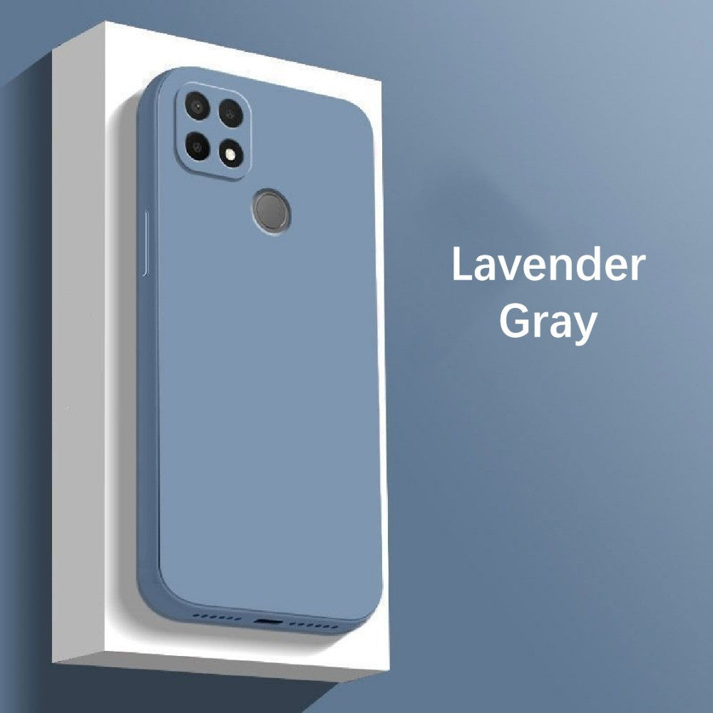 For Realme C21 Cover Drop and wear resistant Silicone Full Case Classic Simple Solid Color Phone Case Cover