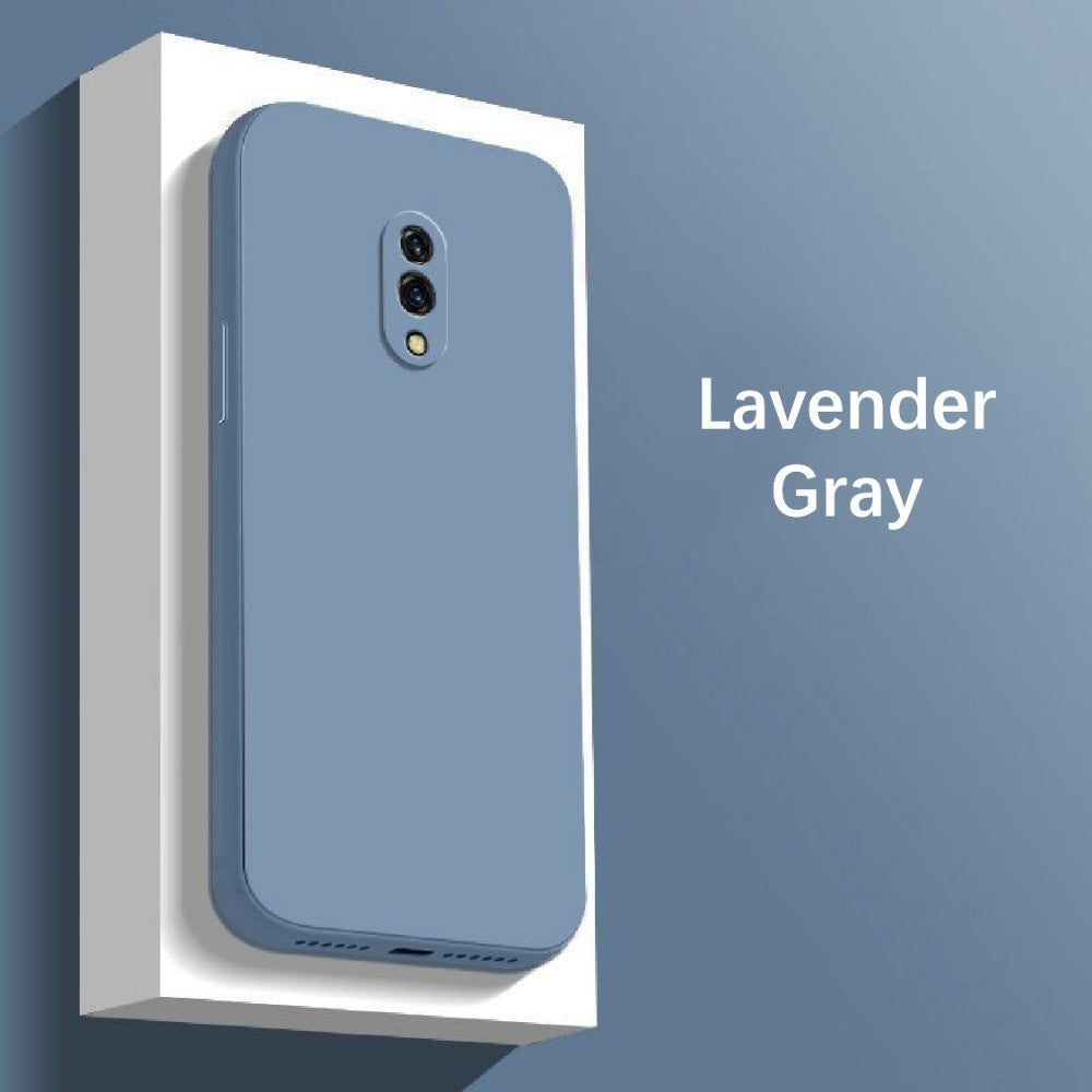For Realme X Cover Drop and wear resistant Silicone Full Case Classic Simple Solid Color Phone Case Cover