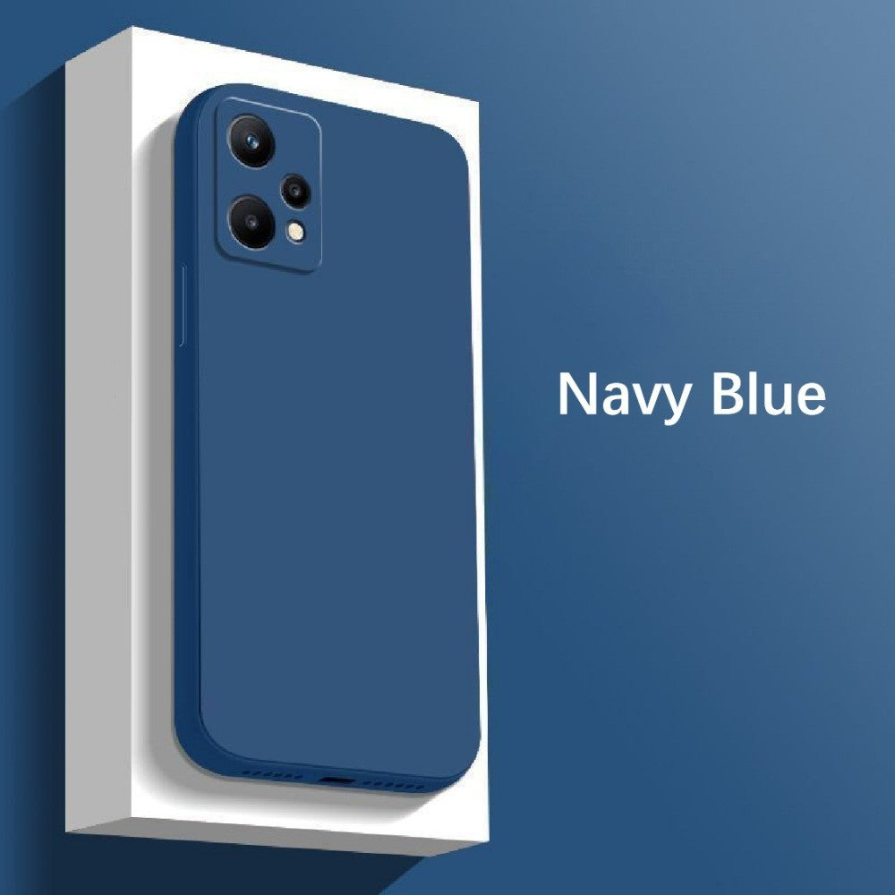 For Realme V25 Cover Drop and wear resistant Silicone Full Case Classic Simple Solid Color Phone Case Cover