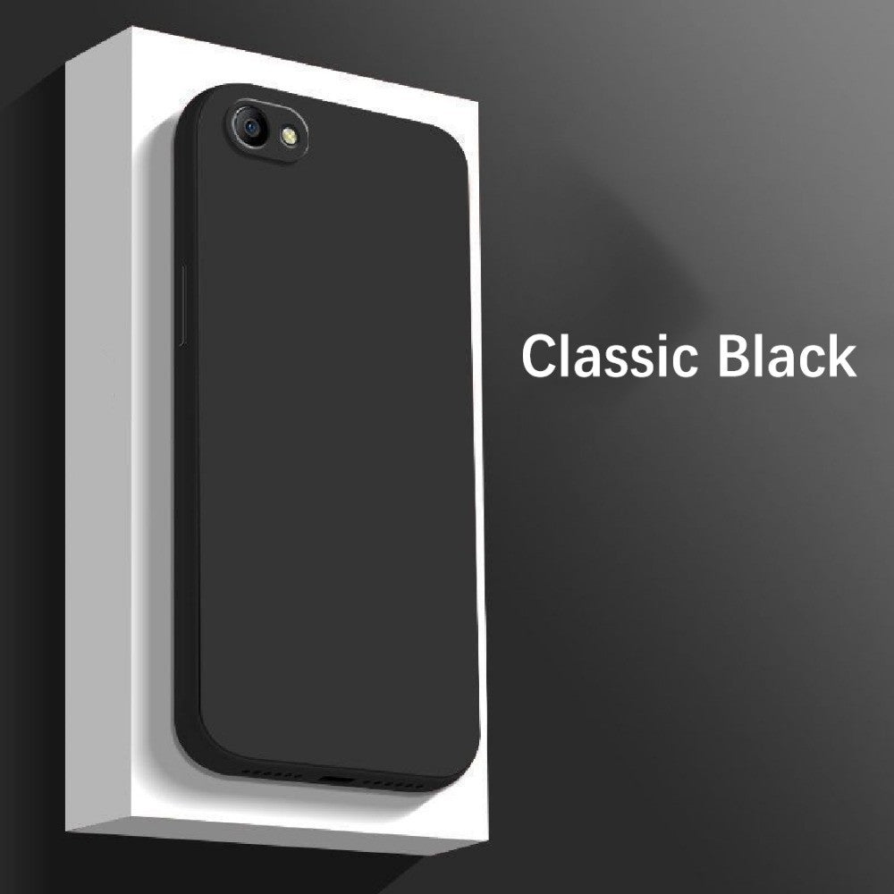 For Realme C2 Cover Drop and wear resistant Silicone Full Case Classic Simple Solid Color Phone Case Cover