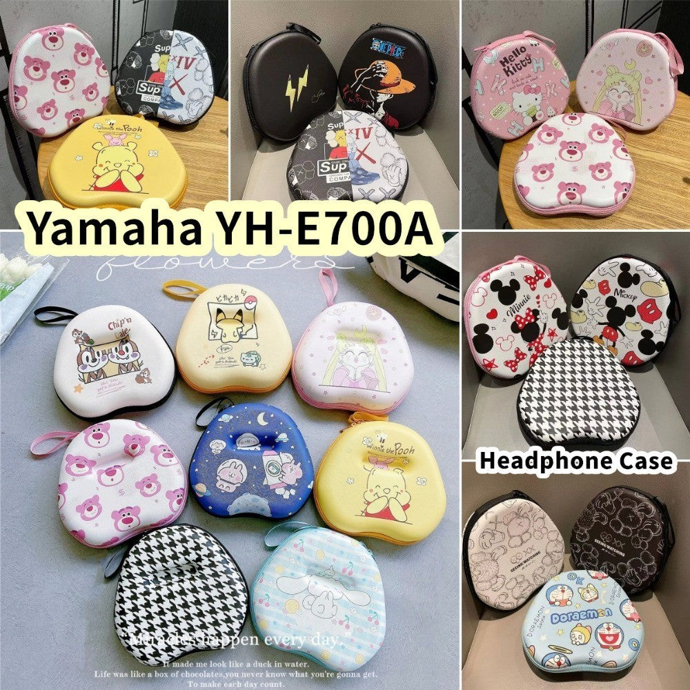 For Yamaha YH-E700A Headphone Case Cartoon Creative Patterns Headset Earpads Storage Bag Casing Box
