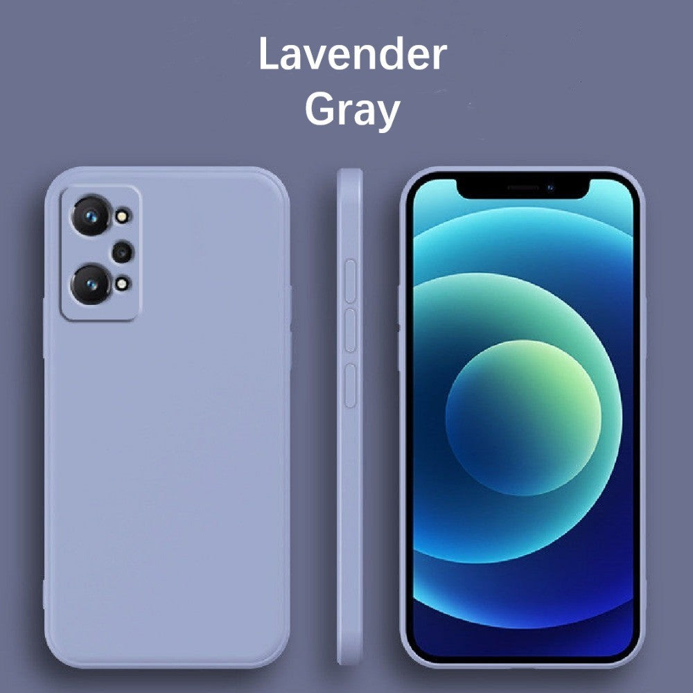 For Realme C31 Cover Drop and wear resistant Silicone Full Case Classic Simple Solid Color Phone Case Cover