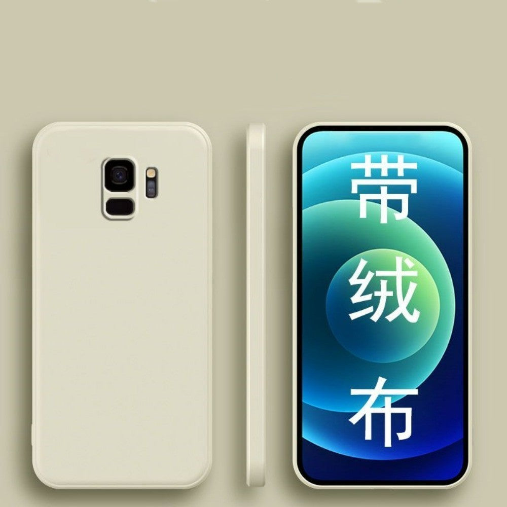 For Samsung Galaxy S9 Cover Drop and wear resistant Silicone Full Case Classic Simple Solid Color Phone Case Cover
