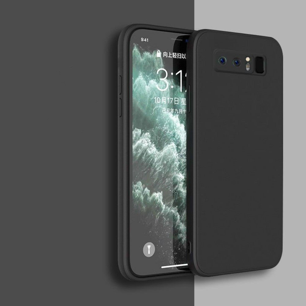 For Samsung Galaxy Note 8 Cover Drop and wear resistant Silicone Full Case Classic Simple Solid Color Phone Case Cover