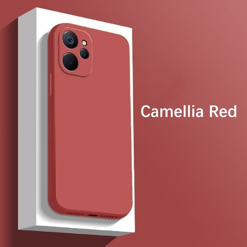 For Realme 10 5G Cover Drop and wear resistant Silicone Full Case Classic Simple Solid Color Phone Case Cover