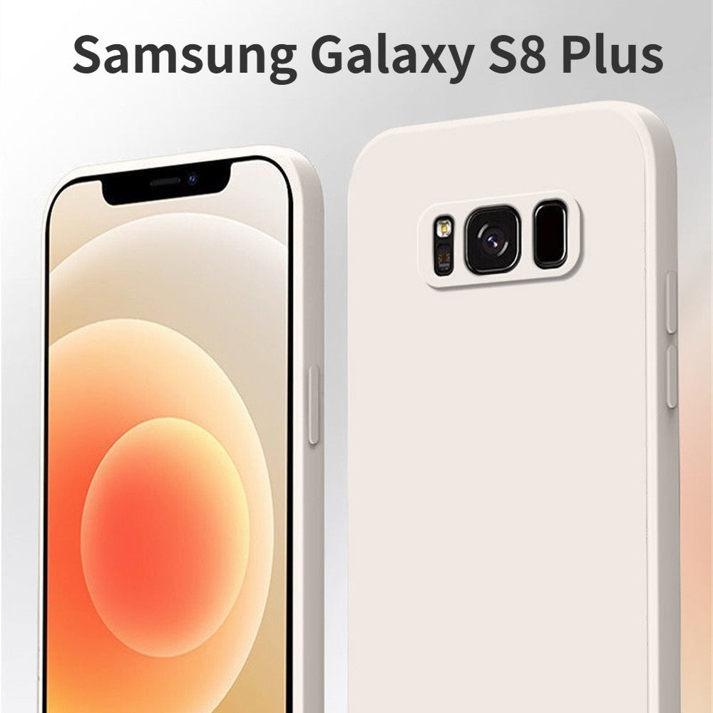 For Samsung Galaxy S8 Plus Cover Drop and wear resistant Silicone Full Case Classic Simple Solid Color Phone Case Cover
