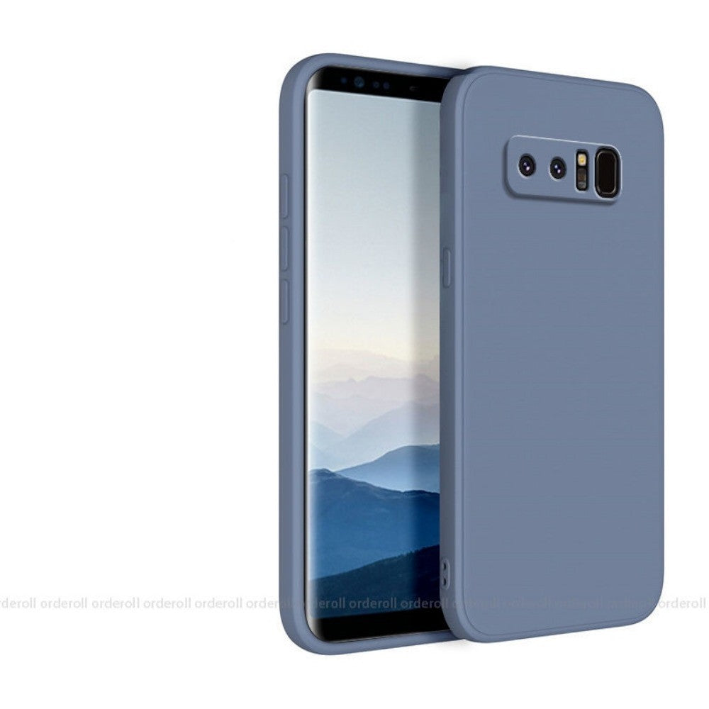 For Samsung Galaxy Note 8 Cover Drop and wear resistant Silicone Full Case Classic Simple Solid Color Phone Case Cover
