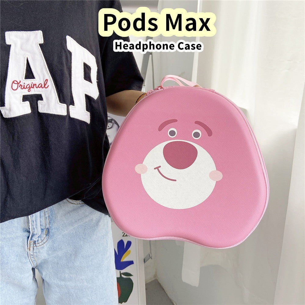 For Pods Max Headphone Case Cartoon Creative Patterns Headset Earpads Storage Bag Casing Box